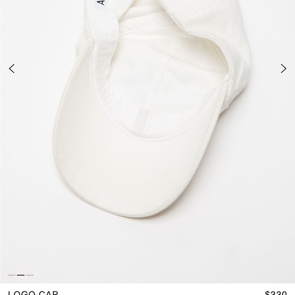 Acne Studios Classic White Cap - Picture 5 of 10